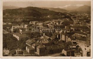 1926 Ljubljana, Laibach; Panorama iz grada / general view (EK)