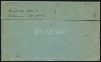 1904 Nyomtatvány Turul 5f bérmentesítéssel "KŐRÖSMEZŐ-BUDAPEST" mozgóposta bélyegzéssel Ly...