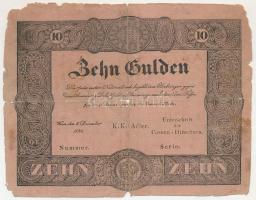 1834. 10G "Privilegirte Oesterreichische National-Bank" formulare T:G 
Adamo G70M