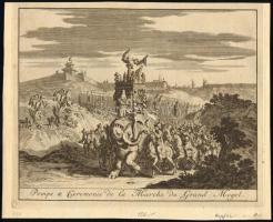 Henri Chatelain: Pompe et ceremonie de la marche du Grand Mogol. (A Mogul birodalom uralkodójának me...
