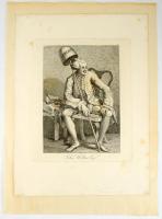 William Hogarth (1697- 1764) John Wilkes angol politikus szatirikus rézmetszetű ábrázolása. 15x21 cm...