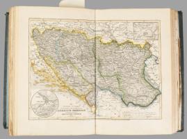 XIX. század közepe "Conversations-lexikon Landkarten" térképek gyűjteménye, kb. 123 térkép...
