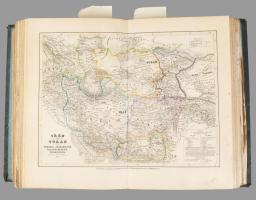 XIX. század közepe "Conversations-lexikon Landkarten" térképek gyűjteménye, kb. 123 térkép...