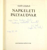 Sajó László: Napkeleti pályaudvar. A szerző, Sajó László (1956-) költő, könyvtáros, újságíró által N...