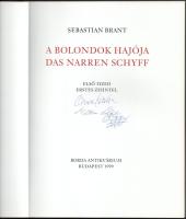 Brant, Sebastian: A bolondok hajója - Das Narren Schyff. Első tized/Erstes Zehntel. Az illusztrátor,...