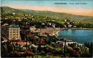 Portoroz, Porto Rose, Portorose; Palace Hotel e Villini / hotel, villas
