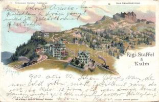 Rigi Staffel and Kulm litho s: Steinmann (EK)