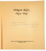 Horgas Béla: Súgja Hang.  A szerző, Horgas Béla (1937-2018) költő, író, szerkesztő által Nyíri Tamás...