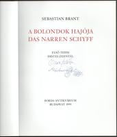 Brant, Sebastian: A bolondok hajója - Das Narren Schyff. Első tized/Erstes Zehntel. Az illusztrátor,...