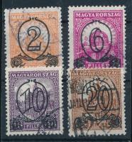 1931 Kisegítő bélyegek (I.) sor B 14:14 1/4 fogazással (35.000)