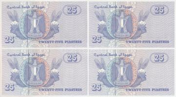 Egyiptom 2004. 25p (4x) sorszámkövetők és közeli sorszámok T:UNC
Egypt 2004. 25 Piastres (4x) conse...