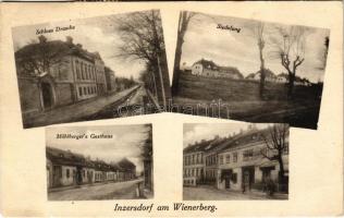 Wien, Vienna, Bécs; Inzersdorf am Wienerberg. Schloss Drasche, Siedelung, Mühlberger's Gasthaus...