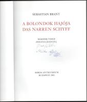 Brant, Sebastian: A bolondok hajója - Das Narren Schyff. Második tized/Zweites Zehntel. Az illusztrá...