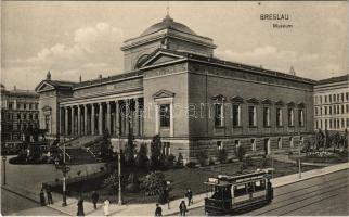 Wroclaw, Breslau; Museum / museum, tram