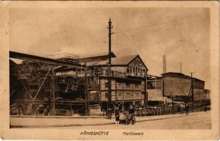 Chorzów, Królewska Huta, Königshütte (Oberschlesien); Martinwerk / steel factory (EK)