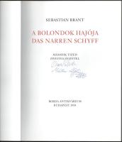 Brant, Sebastian: A bolondok hajója - Das Narren Schyff. Második tized/Zweites Zehntel. Az illusztrá...