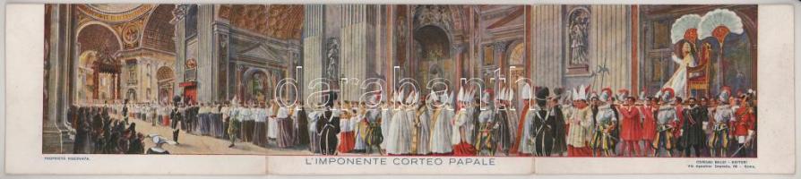L'Imponente Corteo Pontificio Nella Basilica di S. Pietro in Roma / Pápai körmenet a római Szt....