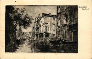 Venezia, Venice; Rio Priuli. A. Scrocchi (fl)