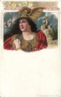 Wagner operas Brunhild litho s: F.Stassen (EK)