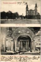 1907 Jászapáti, római katolikus templom, belső. Dózsa József kiadása