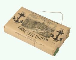 Clark &amp; Co.'s Cable Laid Thread bontatlan cérna, 9x14 cm