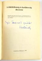 A tökéletlenség és korlátosság dicsérete. Szerk.: Koch Sándor. Az egyik szerkesztő, szerző Koch Sánd...