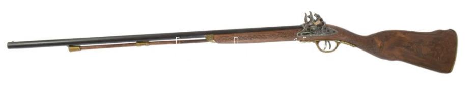Antik kovás puska igényes gyűjtői replikája 100 cm