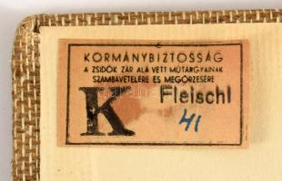 cca 1944 "Kormánybiztosság a zsidók zár alá vett műtárgyainak számbavételére és megőrzésére - F...