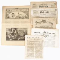 1824-1898 5 db klf cseh nyelvű folyóirat újság szignettákkal

1824-1898 5 pcs of Czech language pe...