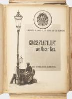 (Prága) Grossstadtluft von Oscar Rex.. Prag, 1893. Carl Bellmann. 4p 30 t (nagy méretű festmény repr...