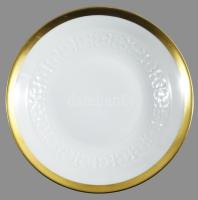 Bavaria plasztikus lóhere mintás 6 személyes pralinékínáló szett, jelzett, d: 12,5-19 cm