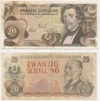 Ausztria 1956. 20Sch + 1967. 20Sch T:F-VG
Austria 1956. 20 Shilling + 1967. 20 Shilling C:F-VG
Kra...