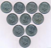 Amerikai Egyesült Államok 1971. 1/2$ Cu-Ni "Kennedy" (10x) T:XF
USA 1971. 1/2 Dollar Cu-N...