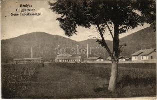 1915 Szolyva, Svalava, Svaljava, Szvaljava, Svaliava; Új gyártelep / Neue Fabriksanlage / new factor...