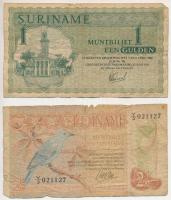 Suriname 1979. 1G + 1985. 2 1/2G T:F-VG kis anyaghiány
Suriname 1979. 1 Gulden + 1985. 2 1/2 Gulden...