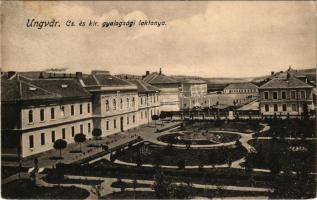 1915 Ungvár, Uzshorod, Uzhhorod, Uzhorod; Cs. és kir. gyalogsági laktanya. Steinfeld Dezső kiadása /...