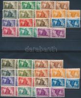 1945/1946 Újjáépítés 3 db sor fordított állású párokban (12.000)