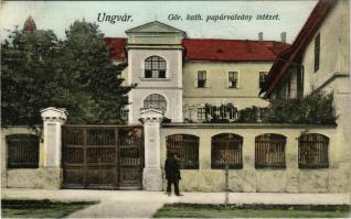 1915 Ungvár, Uzshorod, Uzhorod; Görög katolikus papárvaleány intézet / girl school