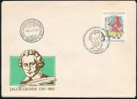 1985 Ifjúságért (IX.) vágott bélyeg FDC-n