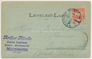 1903 Máramarossziget, Sighetu Marmatiei; Magyar utca, Káhán Jüdel zsidó üzlete. Berger Miksa kiadása...