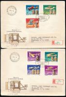 1978 75 éves a motoros repülés vágott sor 2 db ajánlott FDC-n