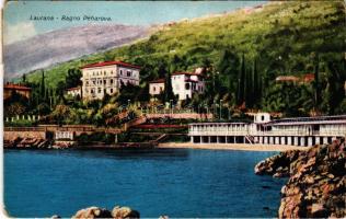 1930 Lovran, Lovrana, Laurana; Bagno Peharova / beach (EK)