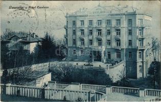 1927 Lovran, Laurana, Lovrana; szálloda / Hotel Excelsior. Vittorio Filipussi (fl)