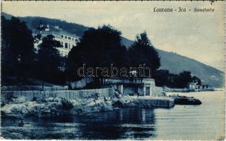 Ika, Ica (Abbazia, Opatija); Sanatorio. Giuseppe Bassan / szanatórium / sanatorium