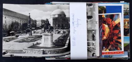 120 db MODERN nagyalakú vegyes város képeslap / 120 modern large-sized mixed town postcards