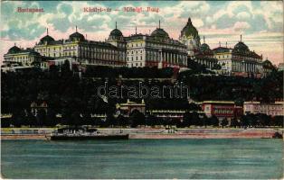 Budapest I. Királyi vár, gőzhajó (EB)