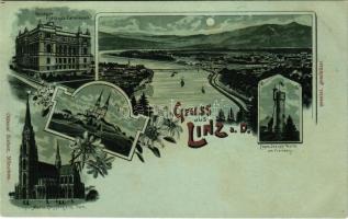 Linz, Museum, Franzisca-Carolineum, Pöstlingberg, Maria Empfängniss Dom, Franz Joseph-Warte am Frein...