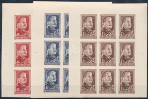 1949/1950 Sztálin vágott sor kilencestömbökben (60.000)