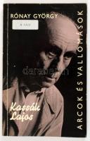 Rónay György: Kassák Lajos alkotásai és vallomásai tükrében. A szerző, Rónay György (1913-1978) Józs...
