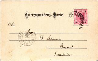 1898 Graz (Steiermark), general view. Druck u. Verlag der. Lith. Kunst-Anstalt v. Oscar Rohr litho (...